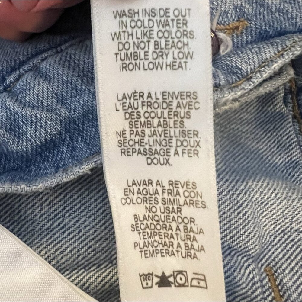 Good American Women’s Denim Jacket Size 2/3 Medium/ Large Blue Letter A Cotton - Picture 13 of 13